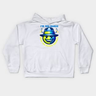 I'm The Homie With The Extra Chromie Smile Face Down Syndrome Kids Hoodie